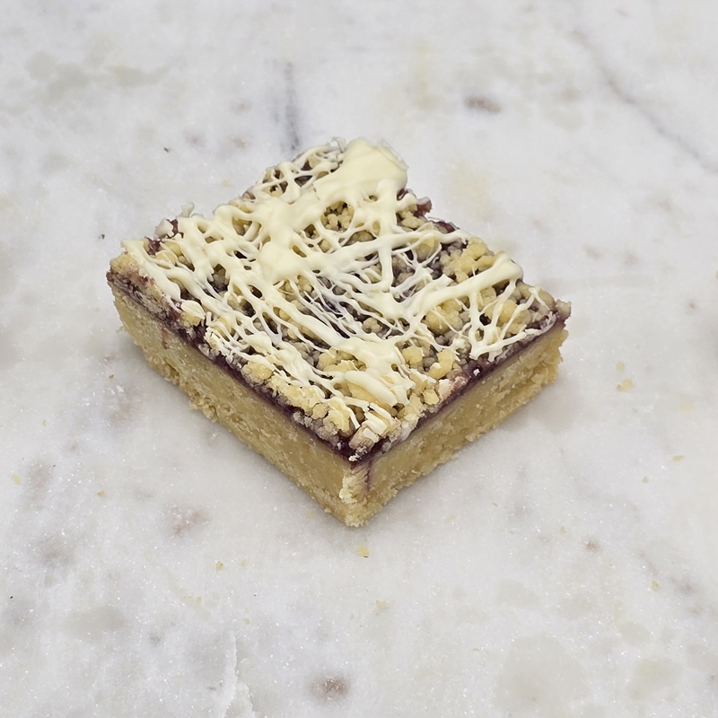 Raspberry White Chocolate Shortbread Cookies